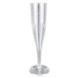 Pezsgőspohár, 1 dl, 10 db, "Party", kristály