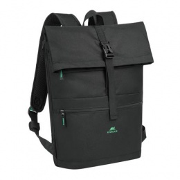Notebook backpack, 15,6", rolltop, 15L, RIVACASE "Gremio ECO 5567", black